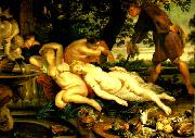 Peter Paul Rubens cimone och efigenia painting